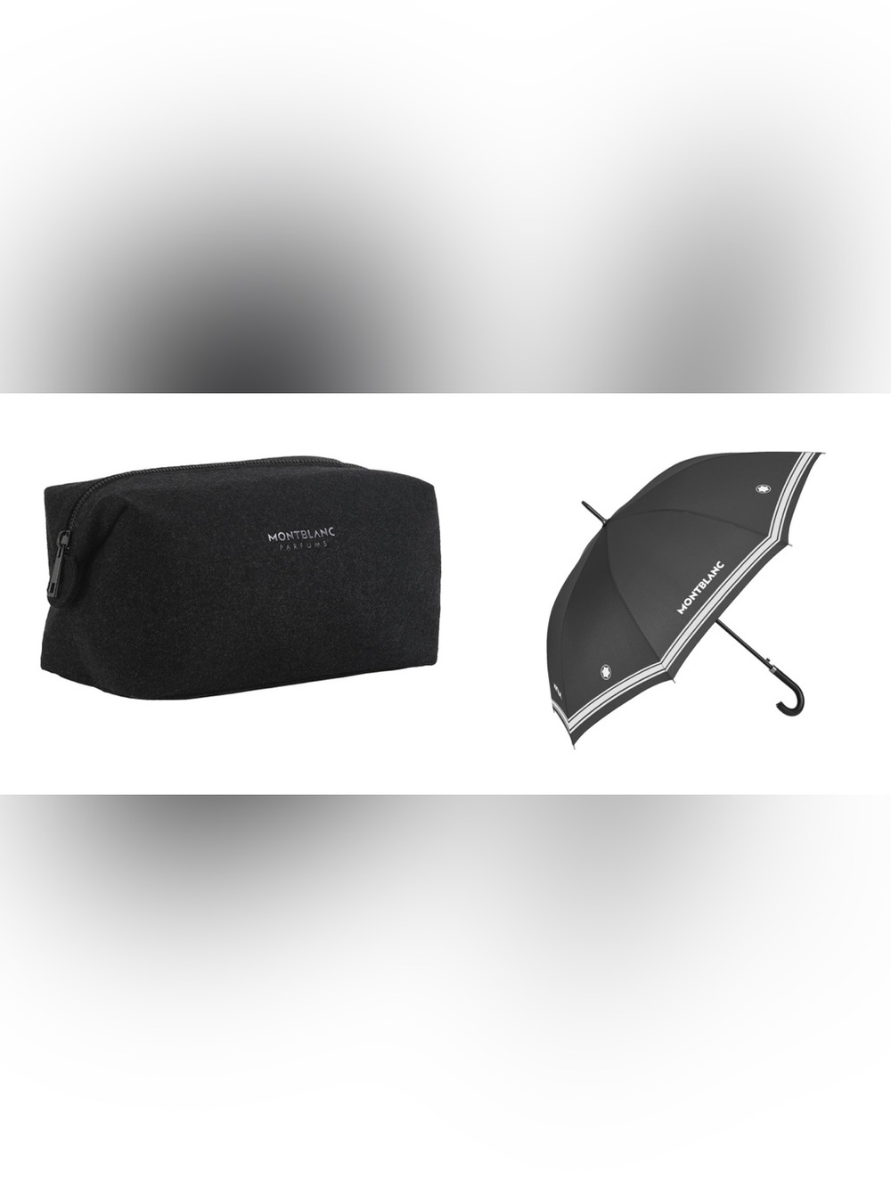 🖤 Montblanc Golf Umbrella & Men’s Toiletry Travel Pouch Set